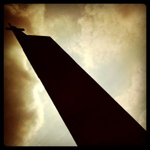 Belltower of a church in Tempelhof