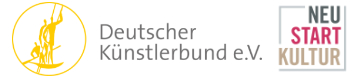Logos from Deutscher Künstlerbund and Neustart Kultur